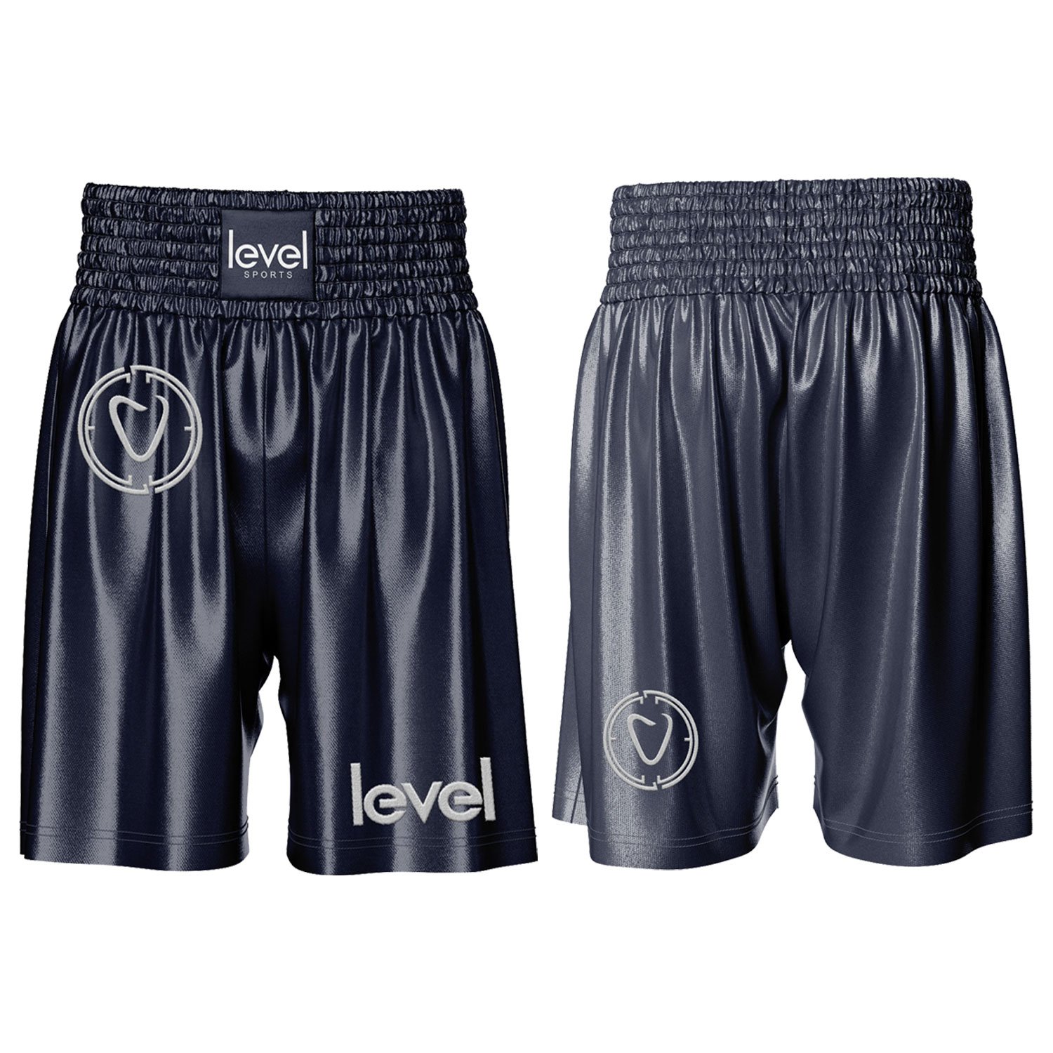 Dark Navy Blue Boxing Shorts - Image 3