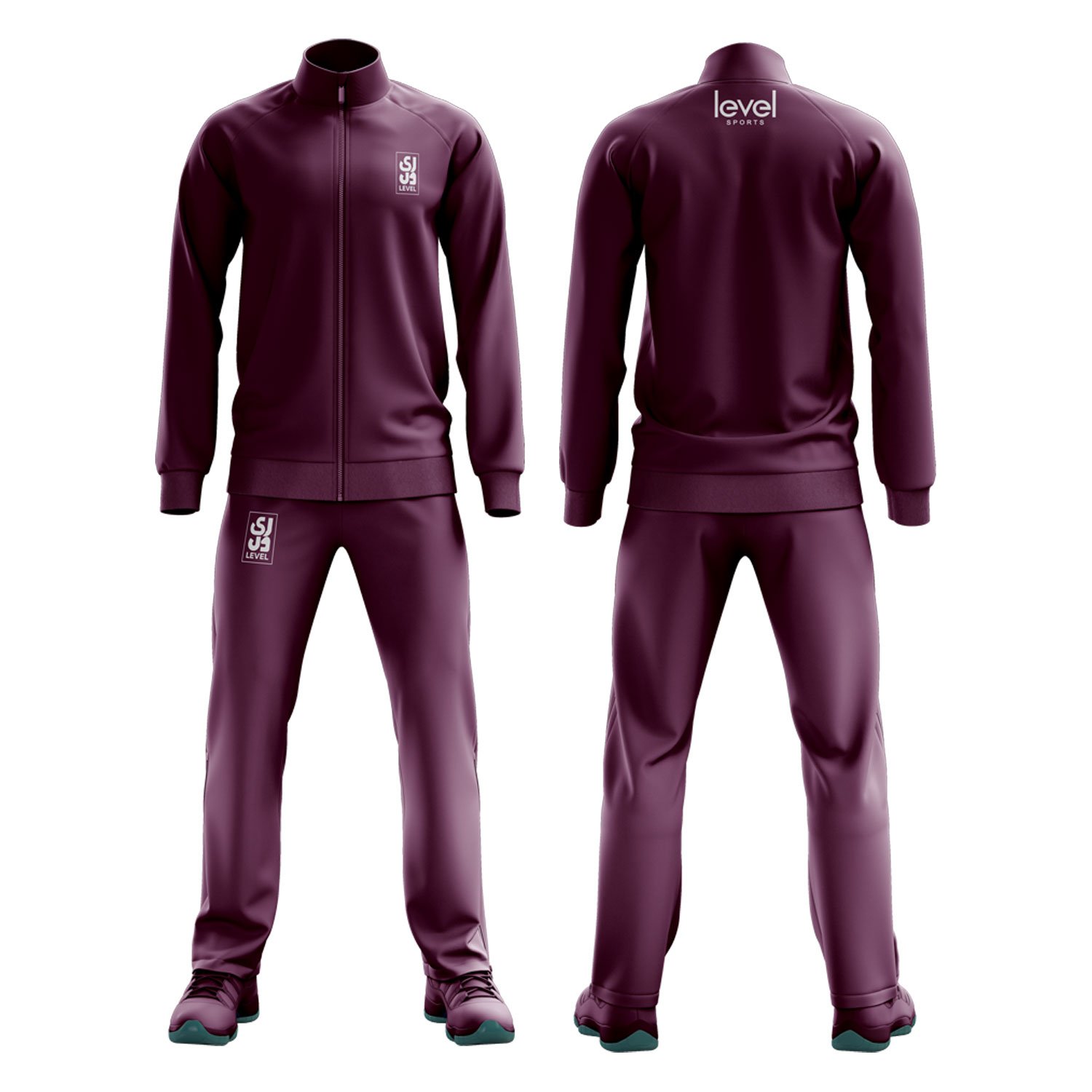 Mahroon Track suit - Image 3