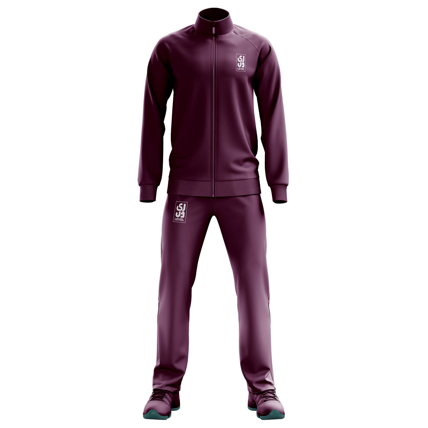 Mahroon Track suit