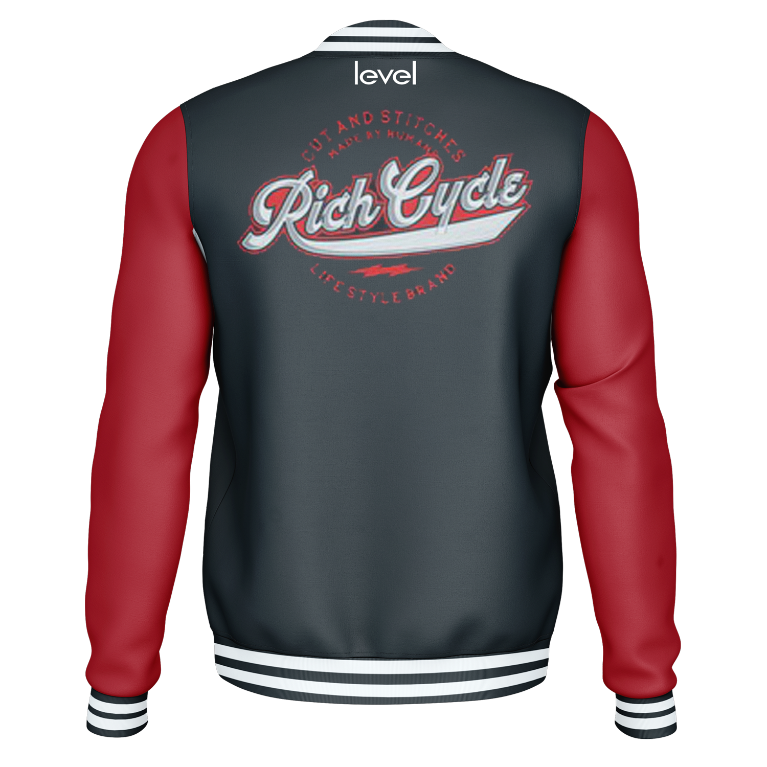 Red n Black Varsity Jacket - Image 2
