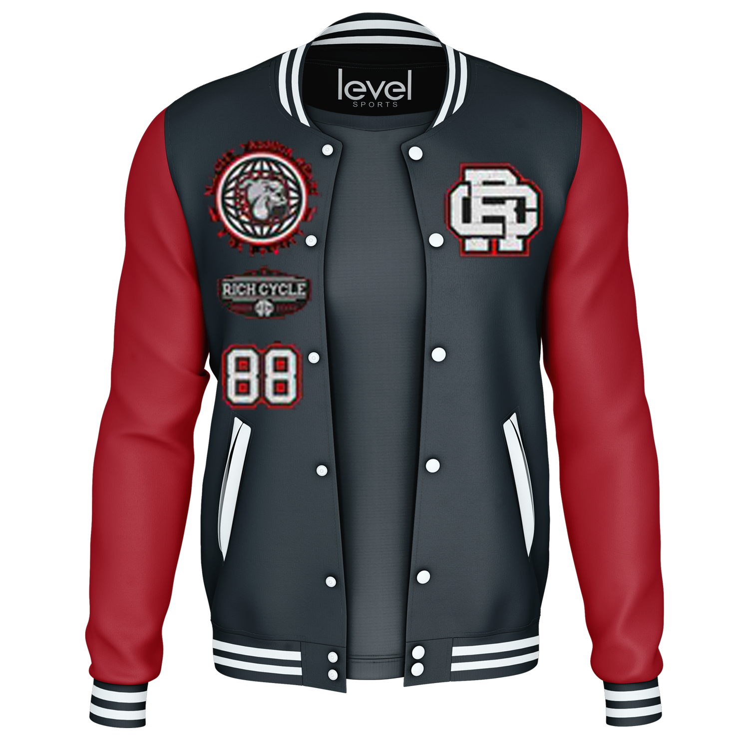 Red n Black Varsity Jacket
