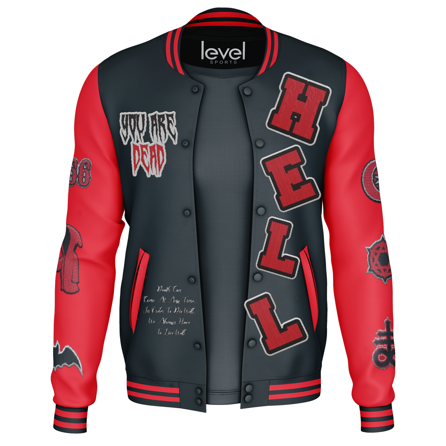 Red n Black Varsity Jacket
