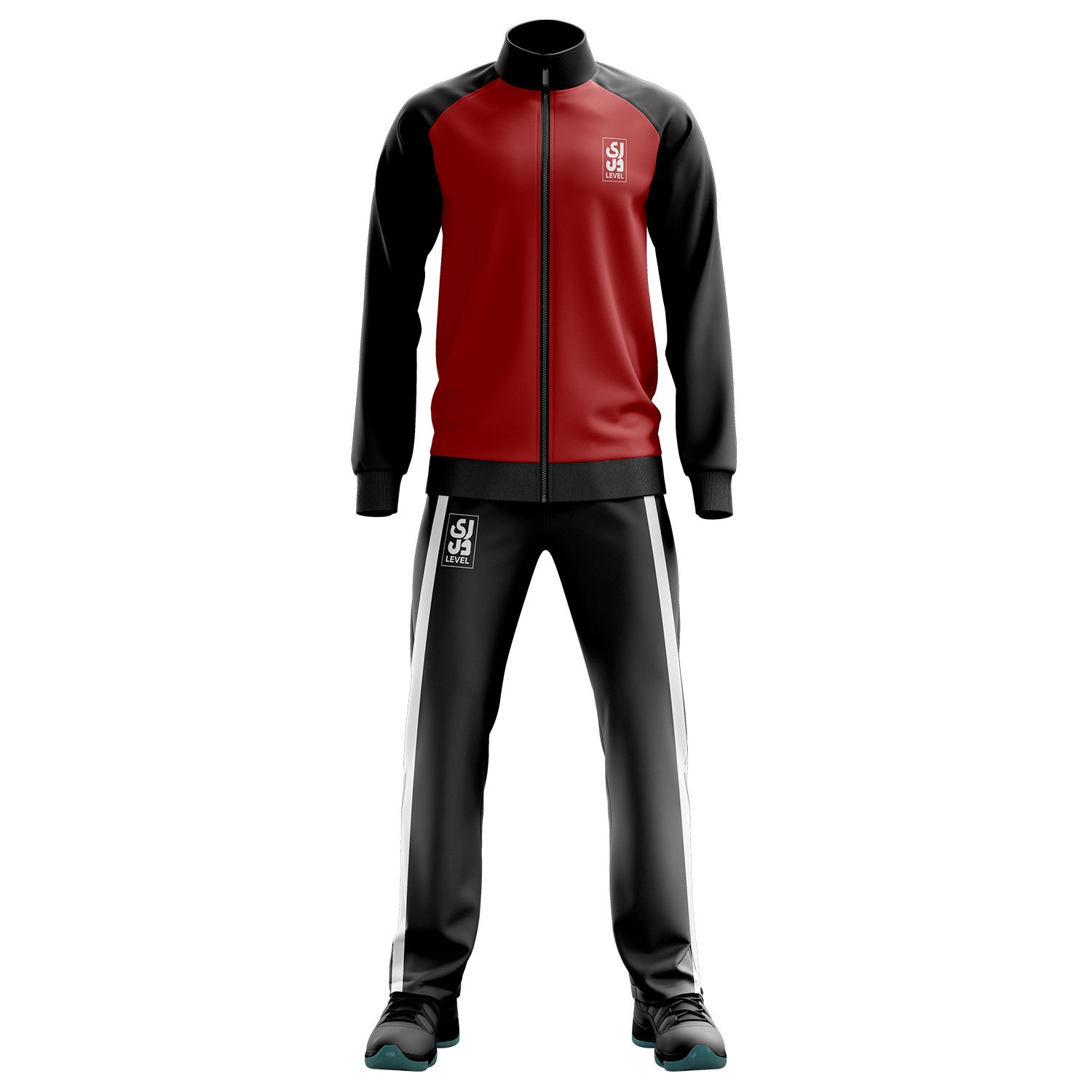 Black RedTrack suit