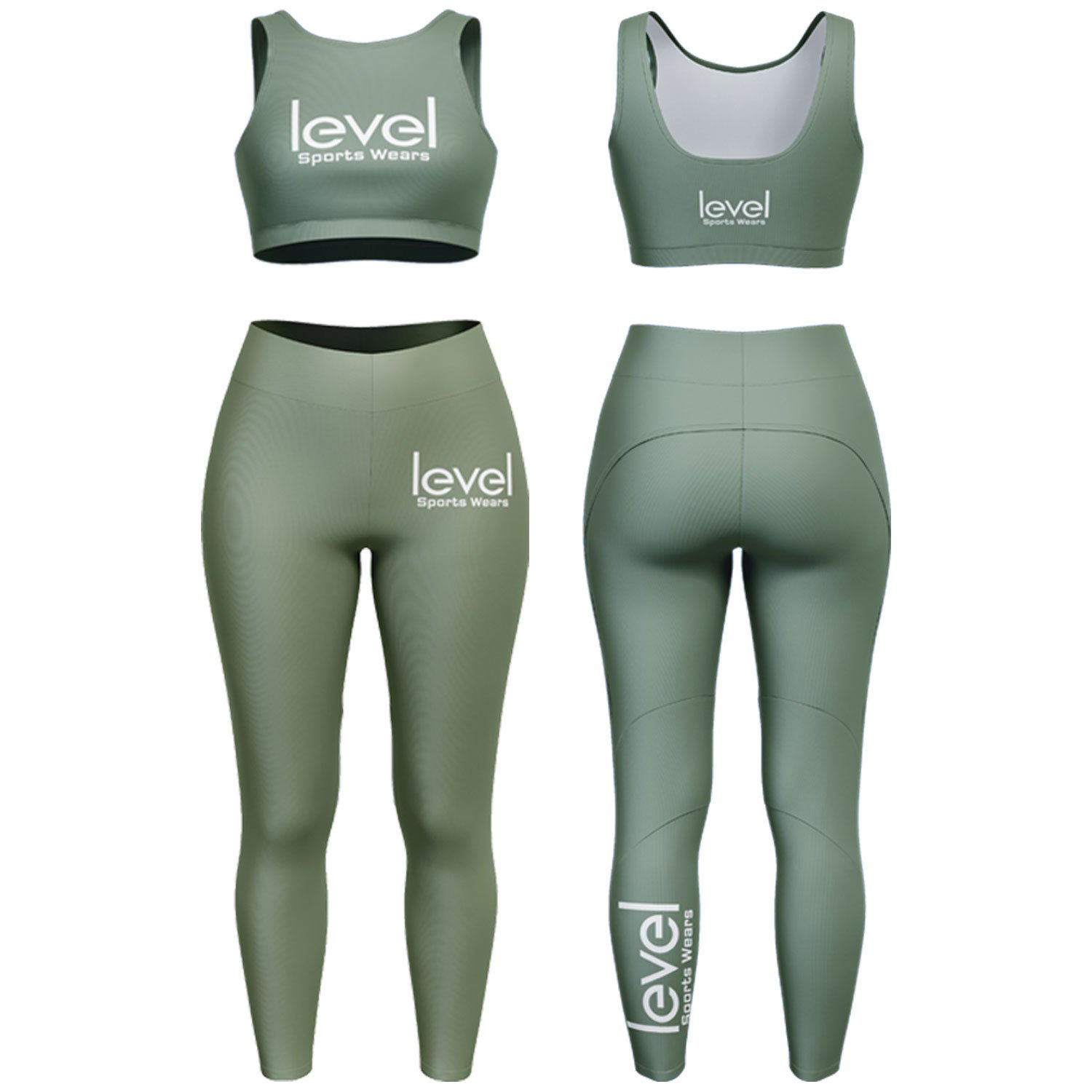 Grey Yoga Set