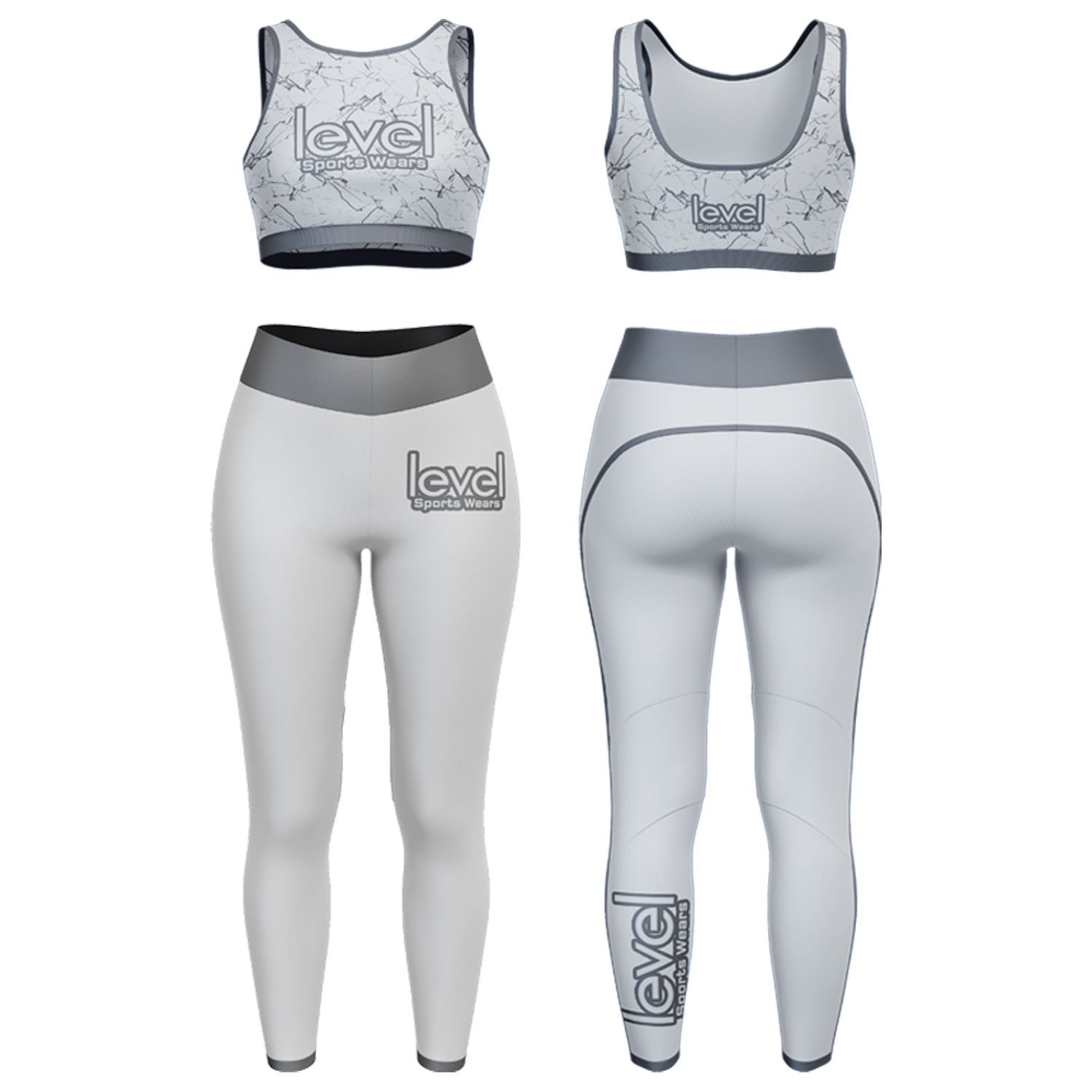 White Yoga Set