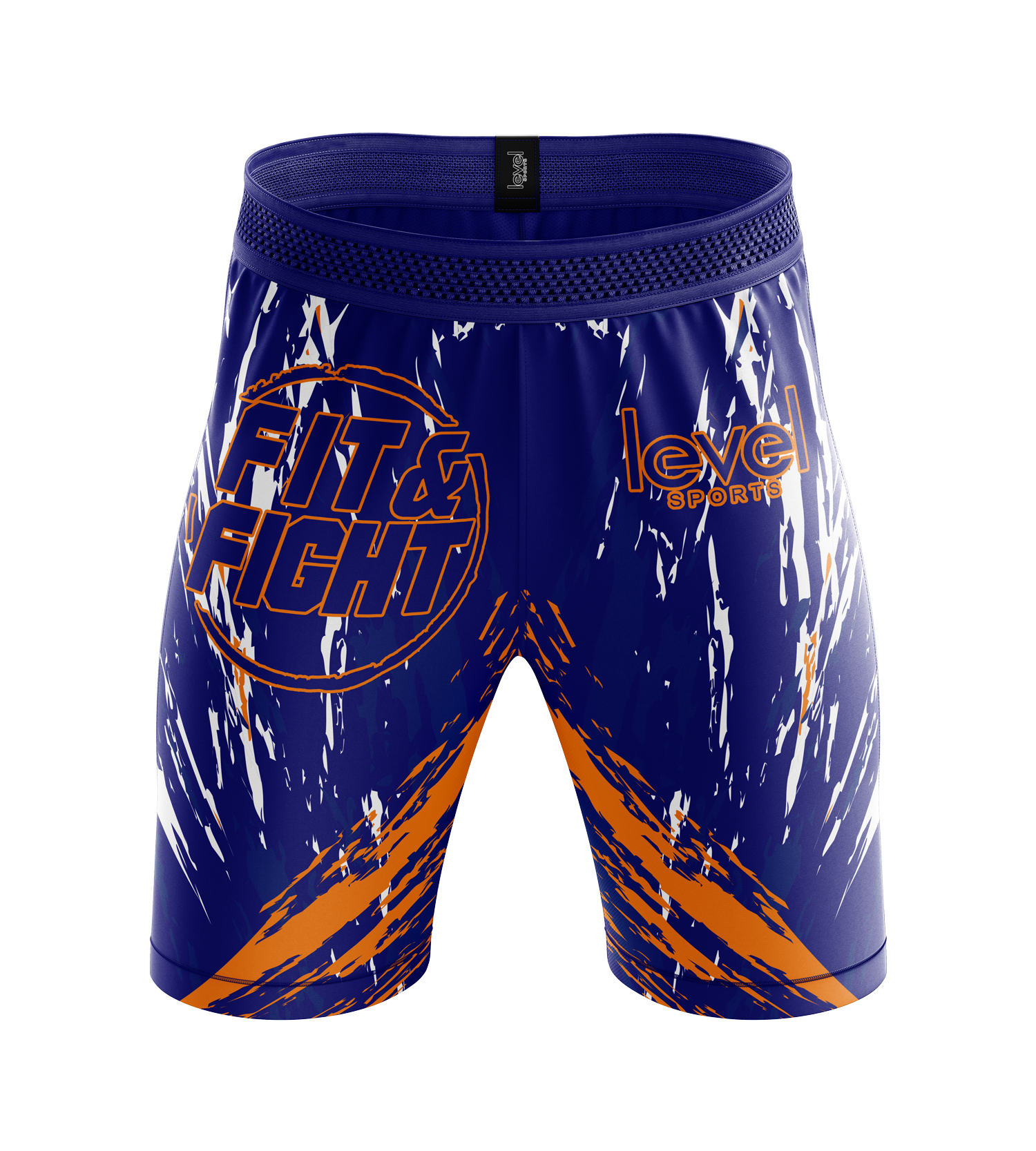 Blue White Compression Shorts