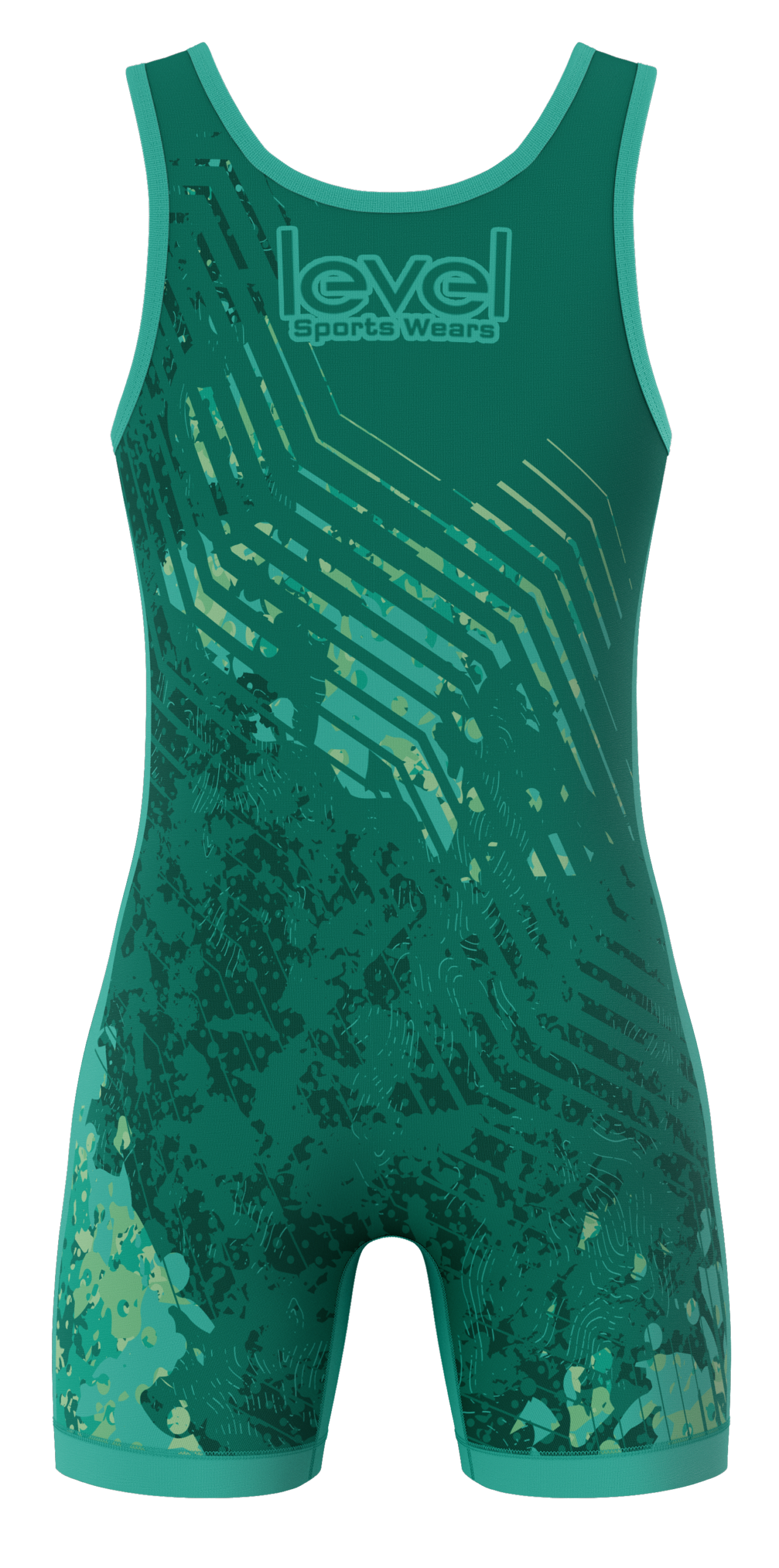 Green Wrestling singlet